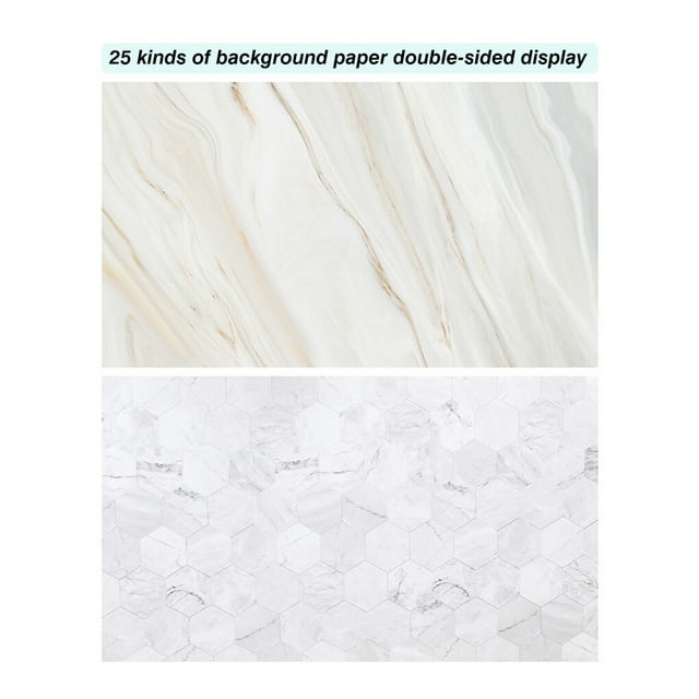 keepw Double Face Bois Grain Fond Papier Imperméable Papier Photo Plaque de Fond No.25