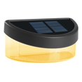 thumbnail image 2 of 6 Solar Powered Deck Fence Wall Patio Outdoor Path Dusk to Dawn Lights Lámparas LED Luz Black_Warm Sharpla luz de cubierta al aire libre, 2 of 7