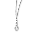 thumbnail image 1 of SS White Ice Collier Diamant Torsadé 18 Pouces, 1 of 3