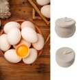 thumbnail image 5 of Hand-woven Storage Basket with Lid Cotton Rope Container for Eggs Snack Tray Baby Laundry Toy Organizer Home Decorations, 5 of 8
