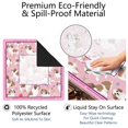 thumbnail image 4 of Pink Mahjong Mat with Rules, 31.5*31.5in Anti Slip American Mahjong Mat for Table, Noise Reduction, Neoprene Mah jongg Mats with Carrying Bag & 3 Dices, Mahjong Supplies Gift, Board Tile Games Mats, 4 of 7