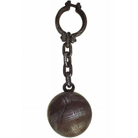 Giant Rusted Ball and Chain