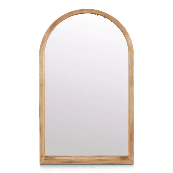 Bouclair Natural Arched Barn Wood Mirror 24 X 40 in (60 X 100 cm)