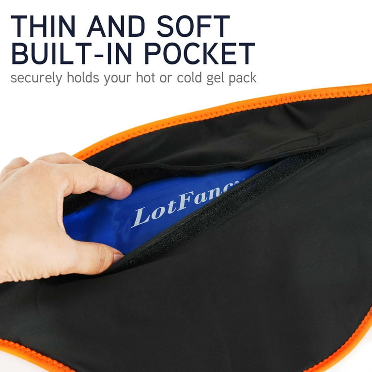 LotFancy Hot Cold Gel Pack with Wrap for Lower Back photo 3