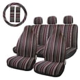 thumbnail image 1 of Funda De Asiento De Cubo Estilo Étnico De Coche Universal SUV Automotriz 10Pcs, 1 of 7