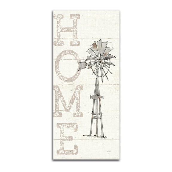 Gango Home Decor Cottage Farm Memories III Home Crop by Anne Tavoletti (Printed on Paper); One 8x18in Unframed Paper Poster