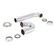 Eastman 35099 P-Trap with Flange, 1-1/2 inch, Chrome