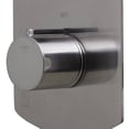thumbnail image 3 of ALFI brand AB4001-BN Brushed Nickel Concealed 3-Way Thermostatic Valve Shower Mixer Round Knobs, 3 of 9