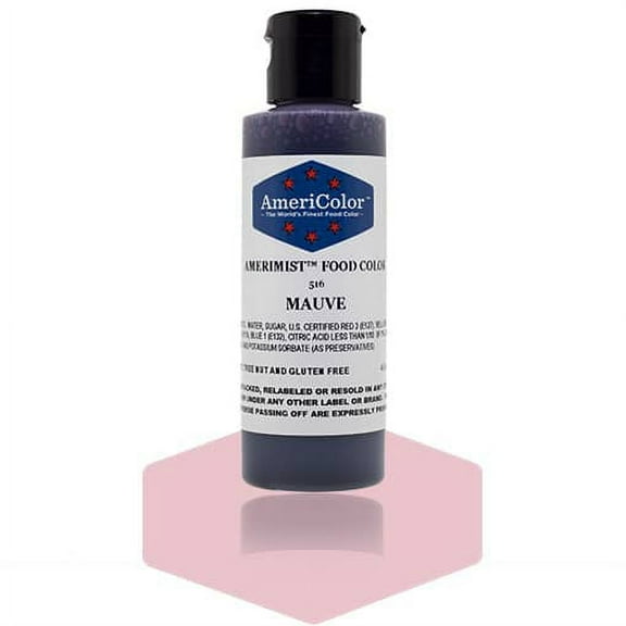 AmeriColor AmeriMist Mauve , 4.5 Ounce, Airbrush Food Color