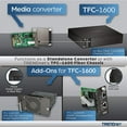 thumbnail image 3 of TRENDnet TFC-1000MSC 1000Base-T to 1000Base-SX SC-type Fiber Converter, 3 of 7