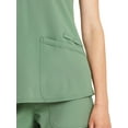 thumbnail image 4 of Scrubstar Women's Fashion Stretch V-Neck Scrub Top, Sizes XS-3XL, 4 of 6