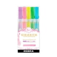 thumbnail image 1 of Marcador Creativo Zebra Kirarich Tinta Glitter Punta cincel Estuche 5 Piezas, 1 of 4