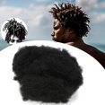 thumbnail image 3 of Pelucas De Pelo Afro Rizado, Postizo De Extensión De Cabello Afro Para Extensión Trenzada Sucia De Reparación De Cabello Corto, Refuerzo, Gancho Para Mezclar Colores, 3 of 7