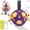 Purple, variant on Interactive Dog Ball Plush Toy Soccer Ball with Rechargeable Jumping & Sound Device – 66 Songs, 7 Straps, Remote Control Included – Dog Enrichment Toy for Small & Medium Dogs - White & Black