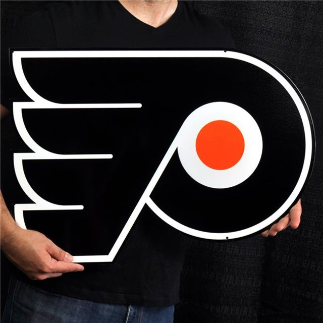 Authentic Street Signs 90270 24 in. Philadelphia Flyers Steel Logo