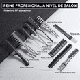 thumbnail image 4 of 20 Kit Peluquería Peine Conjunto Profesional Y Pinzas Hair, 4 of 9