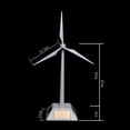 thumbnail image 3 of Puzle de ventilador giratorio con forma de molino de viento solar, juguete ensamblado, 3 of 5