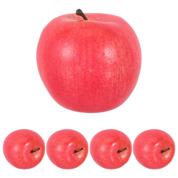 5 piezas de accesorios para fotos de frutas artificiales, para exhibir en casa, bodas y escaparates (rosa)