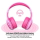 thumbnail image 3 of Auriculares Bluetooth Gorsun Para Niños Con Micrófono Inalámbricos Estéreo Over-Ear Rosa, 3 of 3