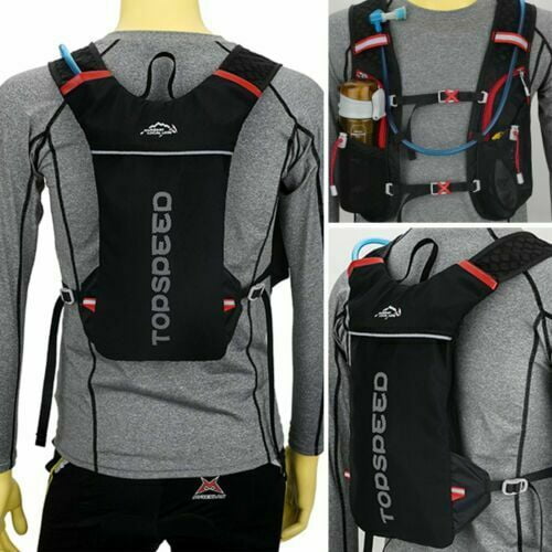 Details about   Hydration Backpack Cycling Running Rucksack Water Bottle Vest Sports Marathon US 