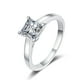 thumbnail image 5 of Anillo de plata esterlina para mujer, anillo de moissanita de cuatro garras de 1 quilate y 2 quilates, anillo Zhoujia, 5 of 5