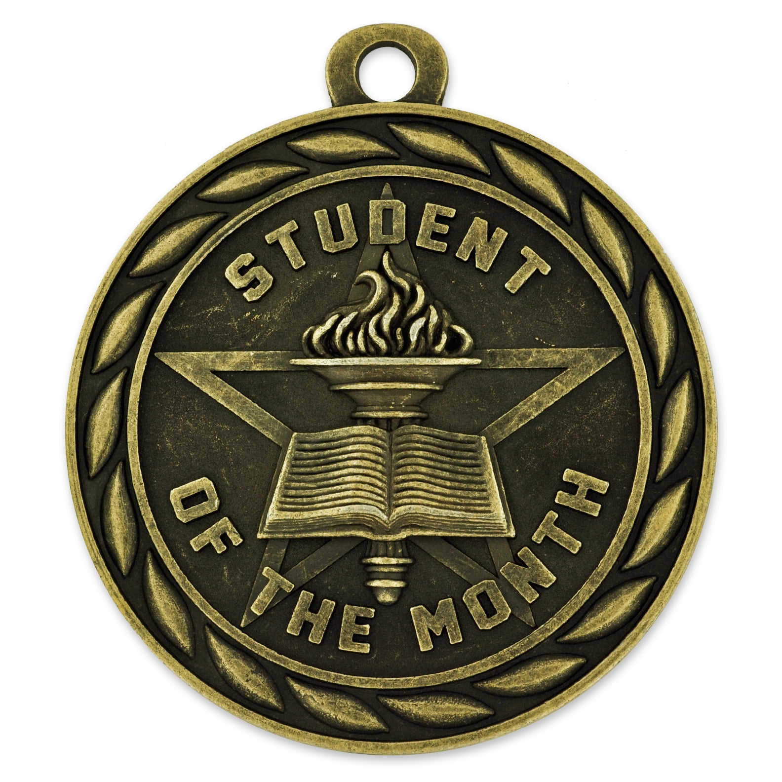 Gold Student of the Month Academic Award Medals Single and Bulk Medals