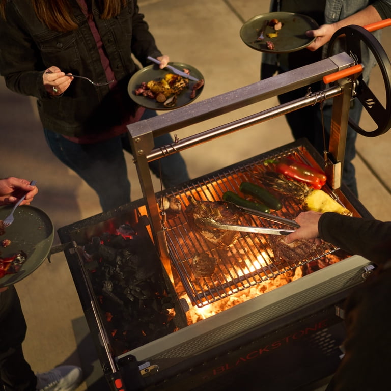 Blackstone Bronco Open Flame Grill with Soft Cover and Coal Rake Blackstone Bronco Open Flame Grill with Soft Cover and Coal Rake