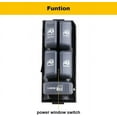 thumbnail image 3 of CCIYU Power Window Switch Front Left Driver Side Replacement Fits For C adillac1999-2000 For C hevrolet 1995-2005G MC1995-2004 O ldsmobile 1996-2001 OE 15151360 19244658, 3 of 4
