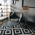 thumbnail image 2 of L2 Lighting 60"H Black marble base double pull chain Floor Lamp, 2 of 2
