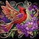 thumbnail image 1 of Kit Con Forma Especial Parcial 5D DIY Pájaros 30x30cm, 1 of 9