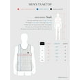 thumbnail image 6 of Ma Croix Mens Designer Fashion Crocodile Skin Pattern Dry Fit Tank Top, 6 of 6