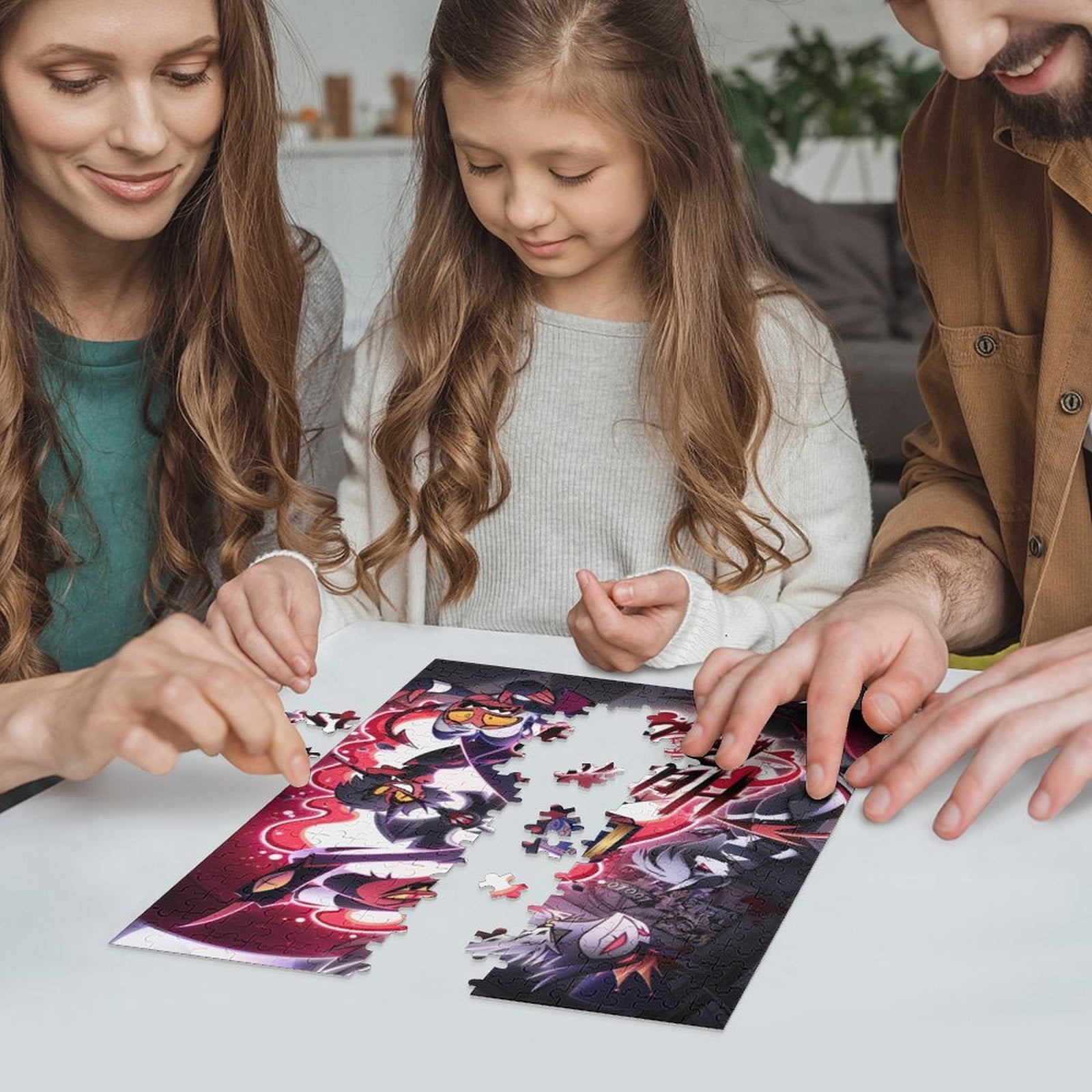 Helluva Boss Jigsaw Puzzle 35/70/120/200/300/500/1000 Piece Birthday Gift Vibrant Colors High Quality