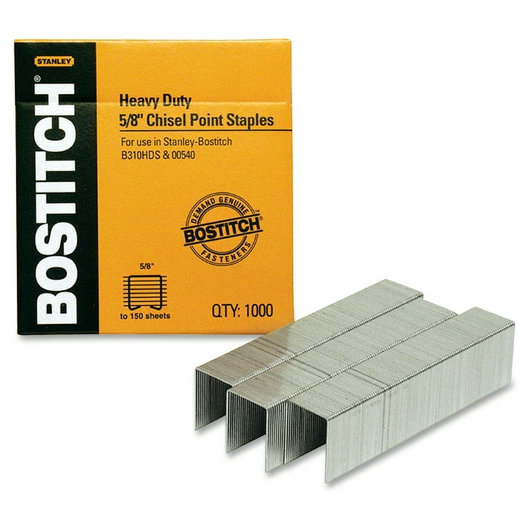 ロピア 爆買い Bostitch Length Leg inch 5/8 Staples, Premium Duty Heavy ホチキス・穴あけパンチ