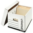 thumbnail image 2 of Universal Extra-Strength Storage Box, Letter/Legal, 12 x 15 x 10, White, 12/Carton, 2 of 2