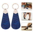 thumbnail image 4 of 2Pcs Household Shoe Helpers Convenient Shoehorns Comfortable Short Shoehorns Shoe Accessory, 4 of 8