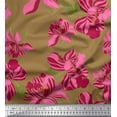 thumbnail image 1 of Soimoi Cotton Jersey Fabric Dot & Floral Artistic Decor Fabric Printed Yard 58 Inch Wide, 1 of 3