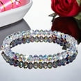 thumbnail image 2 of CANKER Crystal Bracelet Handmade Glass Beaded Stretch Bracelets Women Fashion Jewelry, 2 of 16