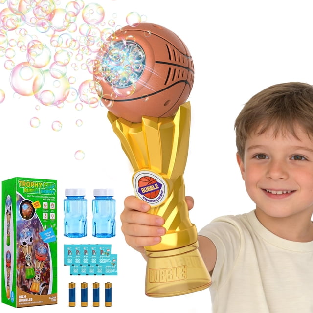 Varita de burbujas Hugeway Trofeo de Baloncesto con Luz