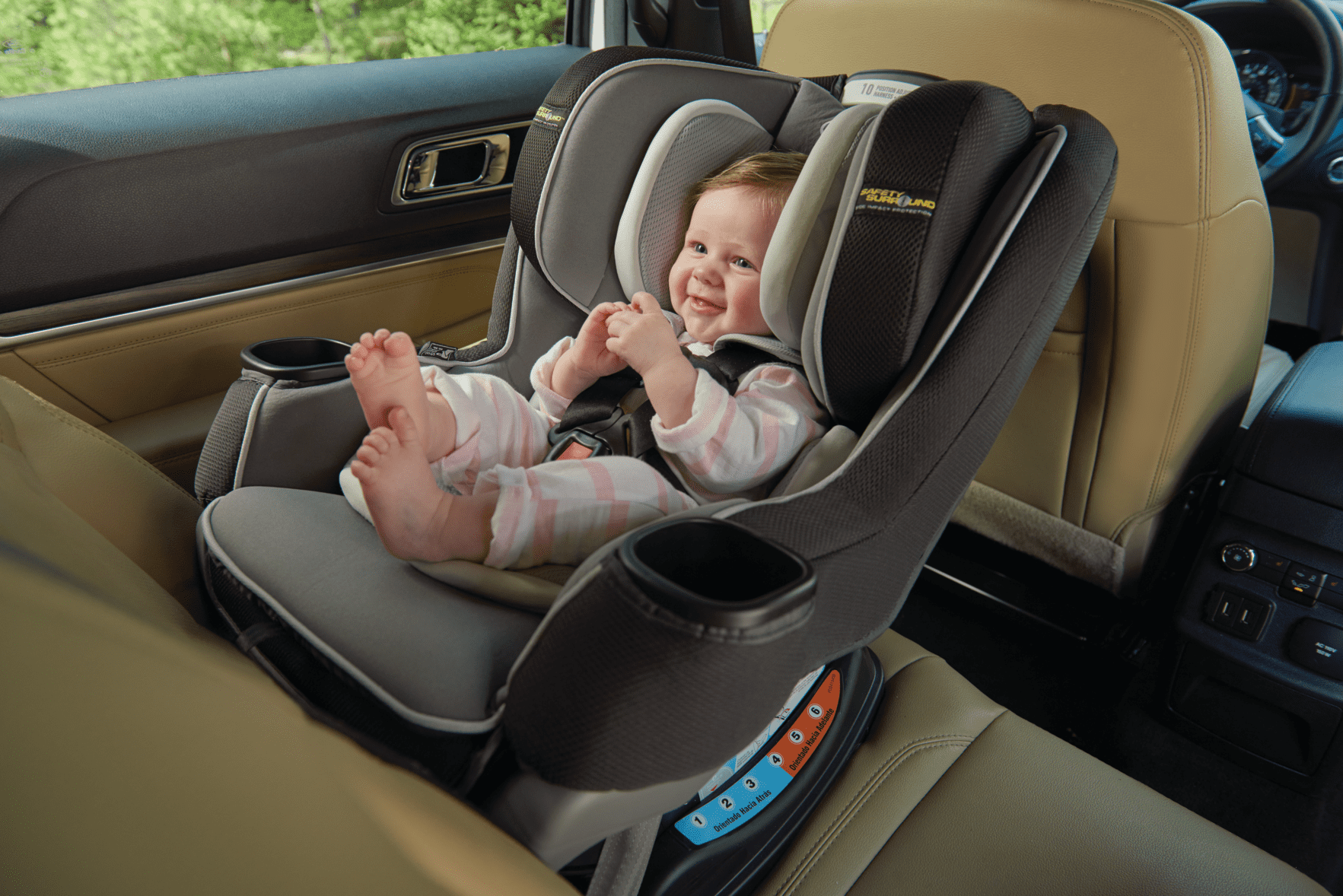 Graco Extend2fit Convertible Car Seat Featuring Safety