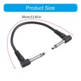 thumbnail image 4 of 6Pcs/Set Colorful Angled Plug Audio Leads Patch Cables For Guitar Pedal Effect, 4 of 10