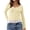 Apricot, variant on EMMIOLNEW Women's Y2K Lace Trim Long Sleeve Top Fitted Button-Front Henley Shirt Going Out Blouse