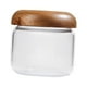 thumbnail image 1 of Tarro de almacenamiento de vidrio con tapa hermética, bote de cocina, contenedor de alimentos para encimera, tarro de miel para nueces, pasta, azúcar, , tapa roscada 250m tapa roscada 250ml Soledad tarro de almacenamiento, 1 of 8