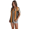 thumbnail image 3 of Blusa plisada de manga corta con cuello en V Top WEESO para mujer, 3 of 5
