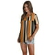 thumbnail image 3 of Blusa plisada de manga corta con cuello en V Top WEESO para mujer, 3 of 5