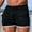 Black, variant on Floenr Mens Shorts,Men Solid Breathable Three-point Pants Beach Shorts Sports Elasticated Lace-up Trousers