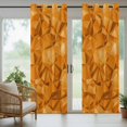 thumbnail image 5 of Outdoor Curtains for Patio Waterproof, Orange Geometric Outdoor Privacy Panels Grommet, Modern Luxury Aesthetic Abstract Motifs Blackout Outside Curtains for Porch/Cabana 54"x95", 1 Panel, 5 of 8