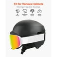 thumbnail image 6 of KFFKFF Frameless Ski Goggles with Magnetic Cylindrical Lens, Pink Revo Coating, OTG Anti-Fog Design for Adults and Teens, TPU Frame with Ventilation, Suitable for Skiing, Snowboarding, and Skating, 6 of 9