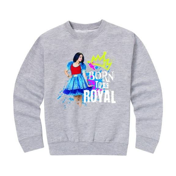 Descendants - Born To Be Royal - Toddler And Youth Crewneck Fleece Sweatshirt