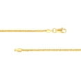 thumbnail image 3 of 14K Yellow Gold Women's 16" 1.25mm Hollow Square Wheat Chain Necklace, 3 of 4