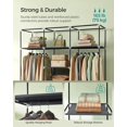 thumbnail image 3 of SONGMICS Portable Clothes Closet, Non-Woven Fabric Wardrobe, Storage Organizer, Gray, 3 of 6